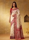 Geetanjali By Ast Silk Blend With Rich Zari Work Saree